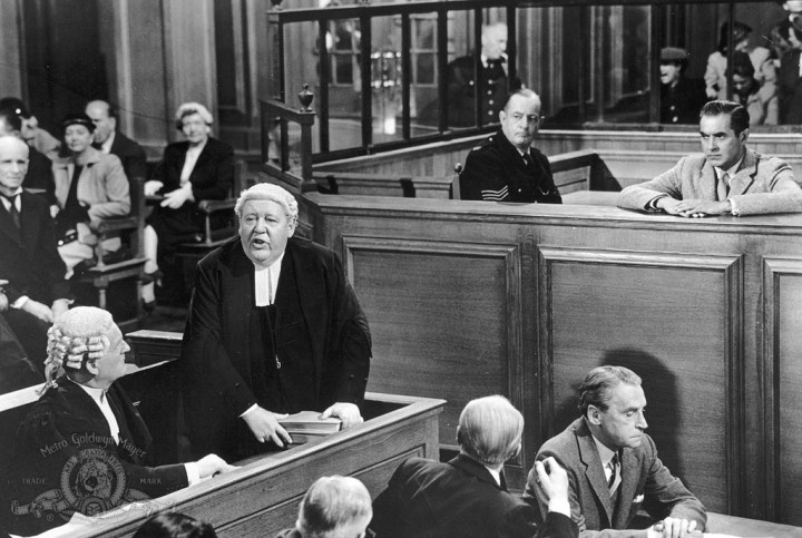 A still from Witness For The Prosecution