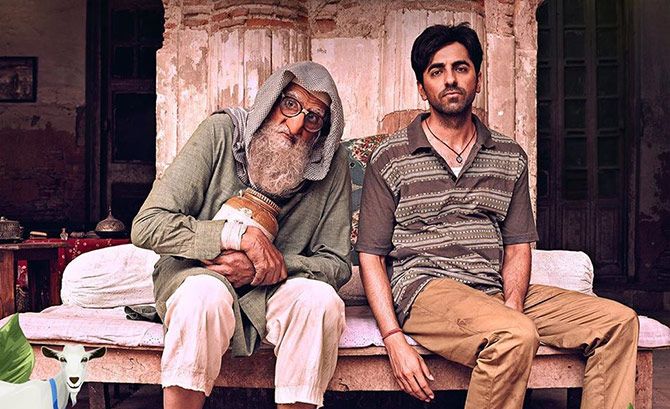 Amitabh Bachchan and Ayushmaan Khurana in Gulabo Sitabo